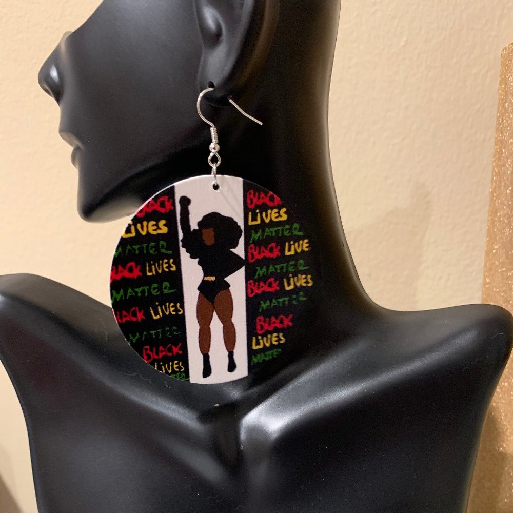 BLM Earrings Breonna Taylor George Floyd Trayvon